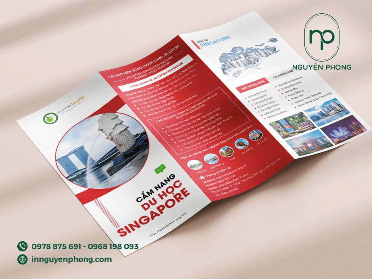 Tờ rơi dạng gấp độc đáo